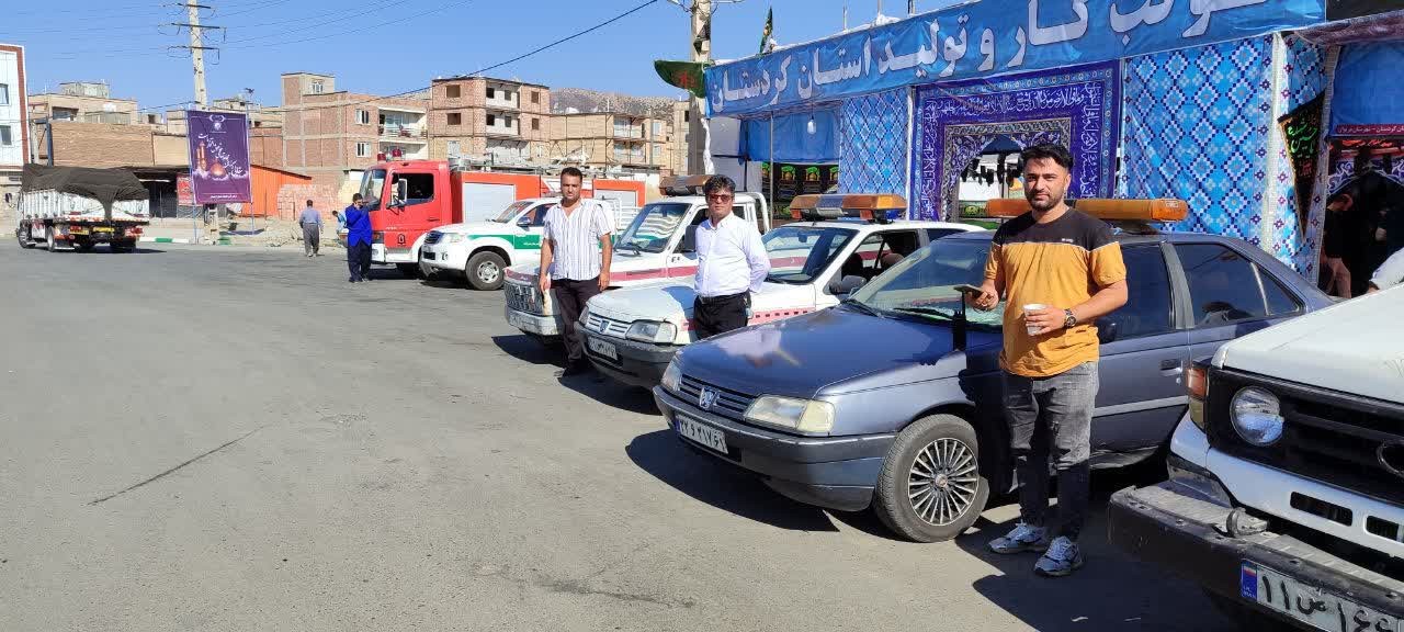 خدمات‌رسانی سازمان حمل‌ونقل همگانی مریوان به زائرین اربعین حسینی در مرز باشماق