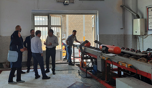 بازدید از  مرکز معاینه فنی خودروهای سبک واوان در تیرماه