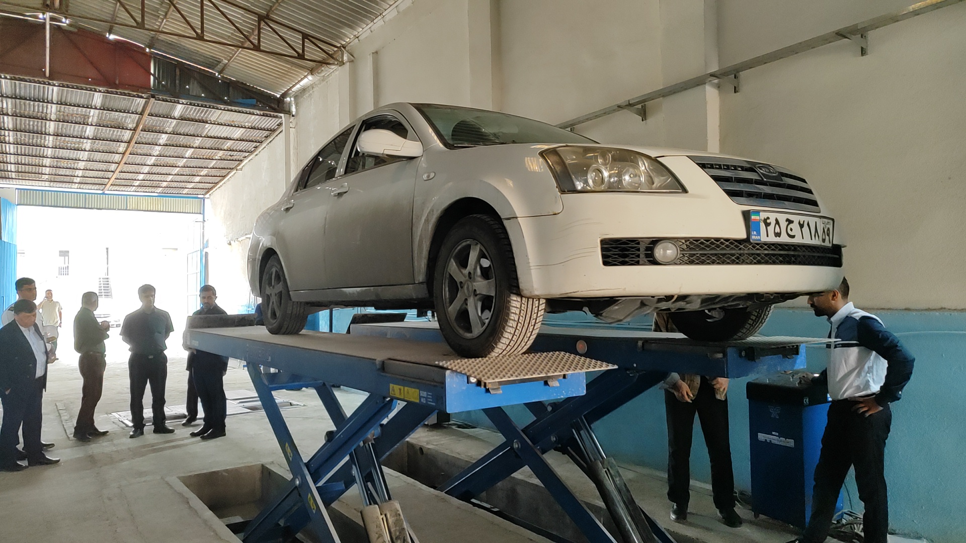 بازدید کارشناسان اتحادیه از مراکز معاینه فنی خودروهای سبک استان گلستان